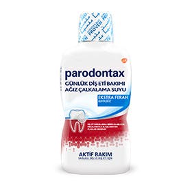 parodontax günlük diş eti bakımı ve ağız çalkalama suyu ekstra ferah