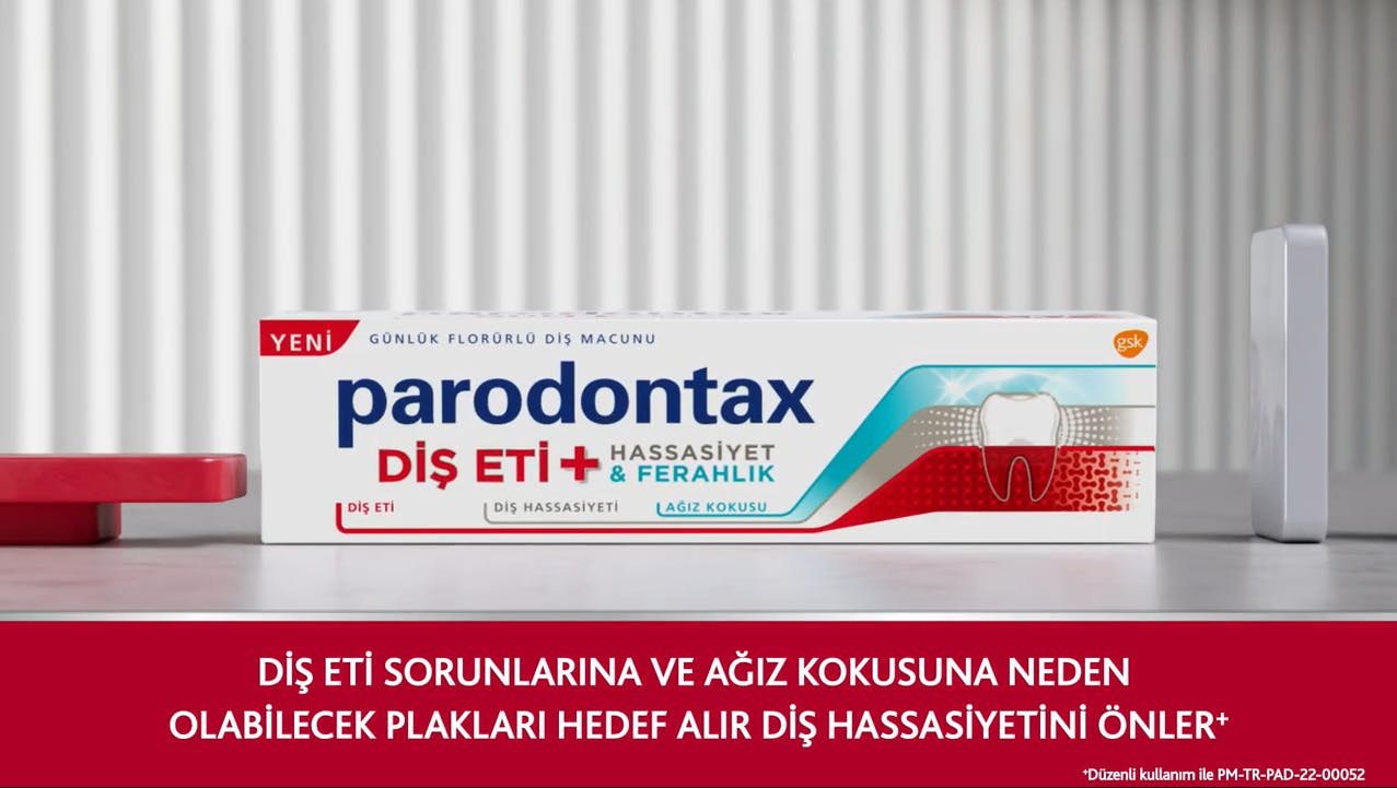 Yeni Parodontax Diş Eti +Hassasiyet & Ferahlık Yeni Parodontax Diş Eti +Hassasiyet & Ferahlık