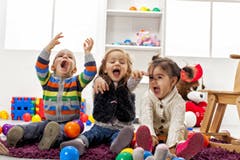 Children playing indoors Children playing indoors
