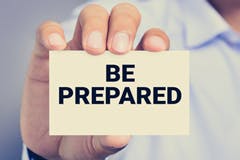 Be prepared sign Be prepared sign