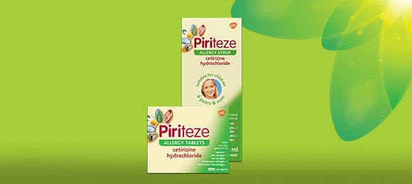 Piriteze Antihistamine Allergy Relief Syrup and Tablets