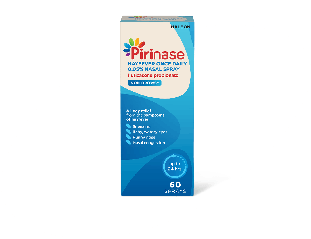 Pirinase hay fever relief nasal spray