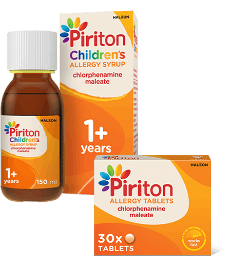 PIRI product range fast allergy relief