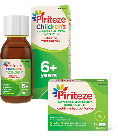 PIRI product range allergy relief