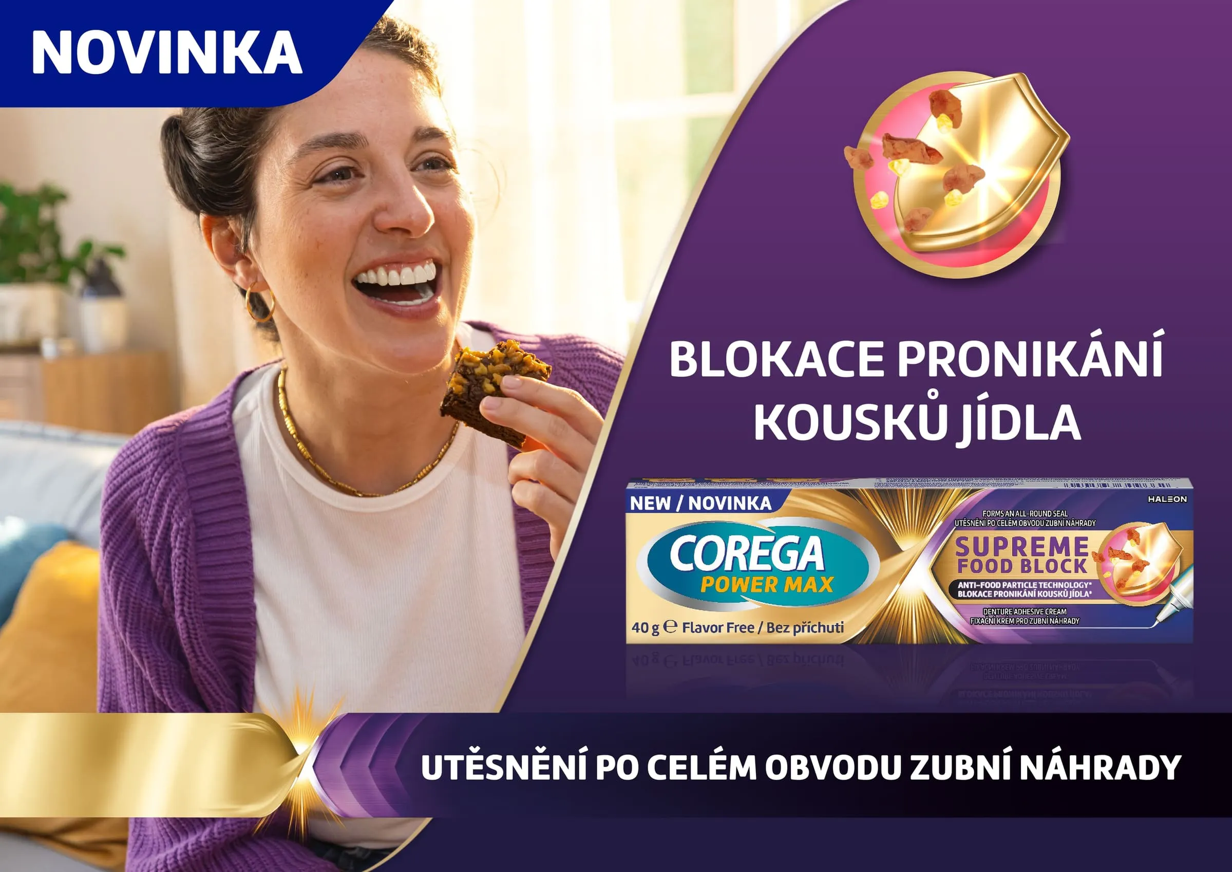 Corega Power Max Supreme Food Block