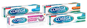 Unser Haftcreme Sortiment Unser Haftcreme Sortiment