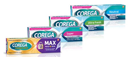 Δείτε εδώ τη σειρά προϊόντων Corega