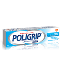 40g Container of Poligrip Gum Protection Denture Adhesive Cream