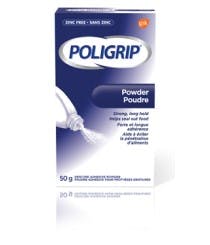 50g Container of Poligrip Denture Adhesive Powder