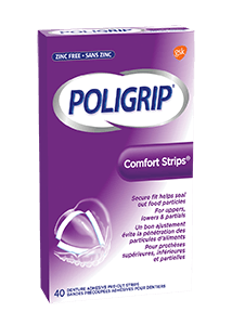 Poligrip denture strips