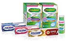 Polident & Poligrip denture products
