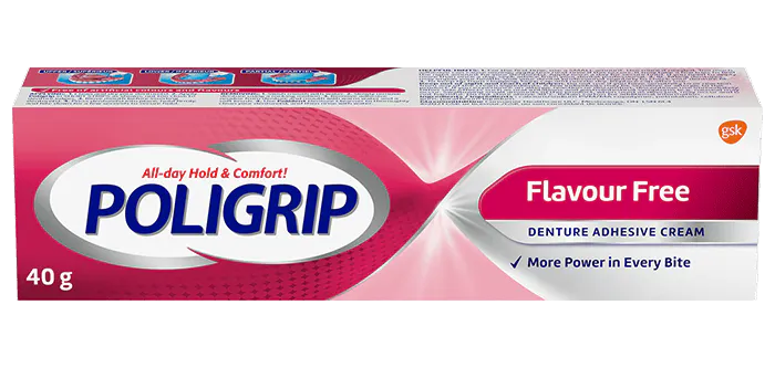 Poligrip flavour free denture adhesive cream