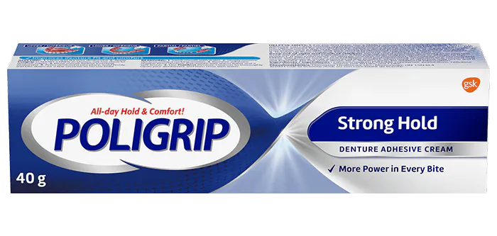 Poligrip Strong Hold denture cream