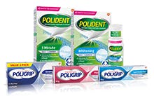 Polident denture products 