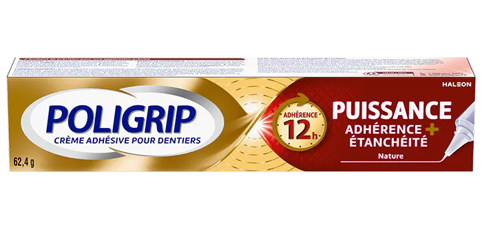 Crème adhésive pour prothèses dentaires Puissance Adhérence + Étanchéité