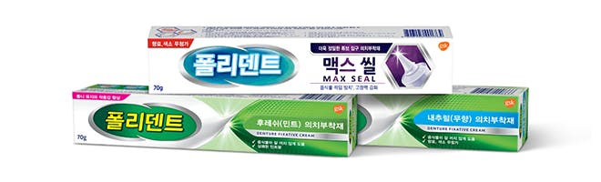 의치부착재의 사용 의치부착재의 사용