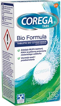 Corega Tabs 136 Corega Tabs 136 z Bio Formułą