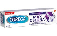 Corega Super Mocny Mocno Miętowy Krem Corega Super Mocny Mocno Miętowy do mocowania protez