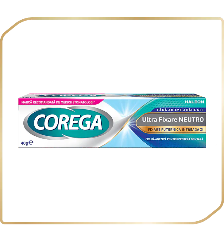Crema adezivă Corega Ultra Fixare Neutro 40g
