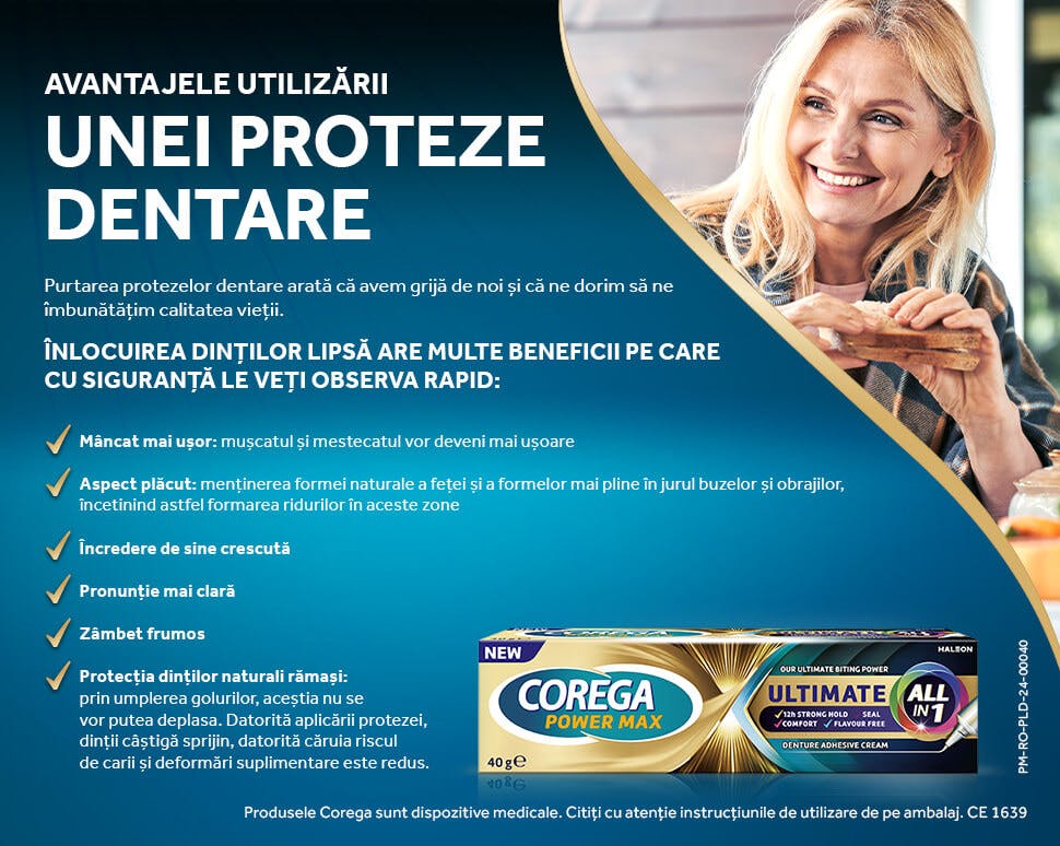 Text despre avantajele utilizării unei proteze dentare