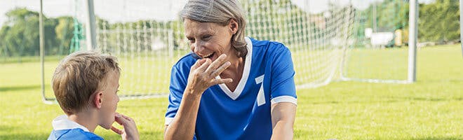 woman eating food