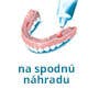 dolná zubná náhrada Ako naniesť fixačný krém na dolnú náhradu