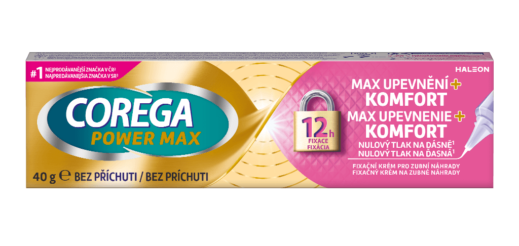 Polident 3 minute cleanser COREGA MAX UPEVNENIE + KOMFORT