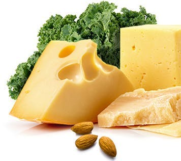 Aliments pouvant aider à diminuer l’acidité : Fromage, légumes et noix