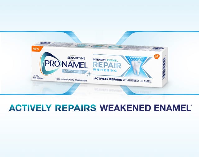 Pronamel Intensive Enamel Repair Whitening Toothpaste box