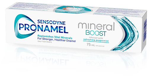A box of Pronamel® Mineral Boost Refreshing Peppermint