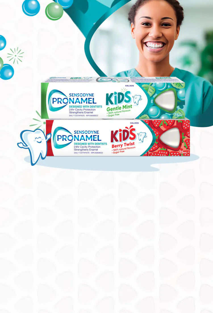 Kids Pronamel Gentle Mint and Berry Twist Toothpaste Banner