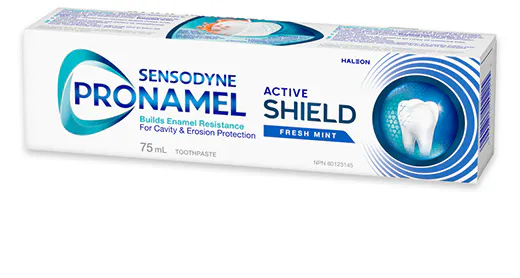 Box of Pronamel Active Shield toothpaste Fresh Mint