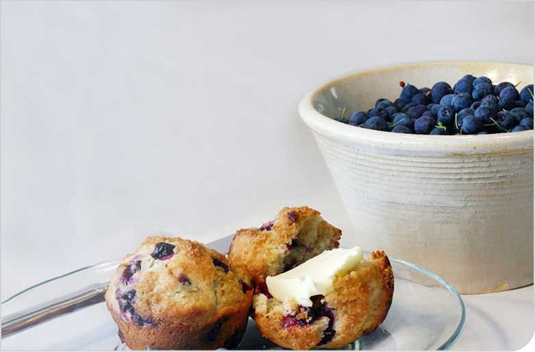 Blueberries and Blueberries Muffins
