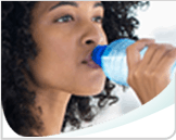 Woman Drinking Water Callout