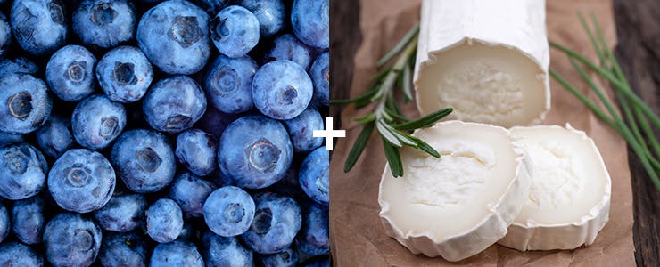 Blueberries Goat Cheese