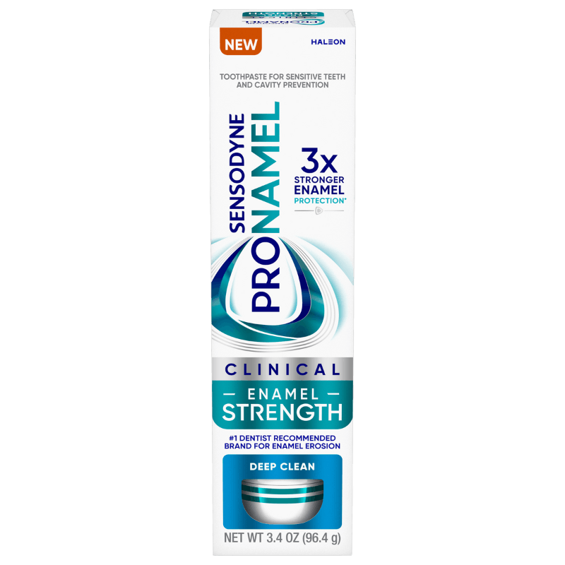 Pronamel Clinical Enamel Strength Deep Clean Toothpaste reviews and product packaging