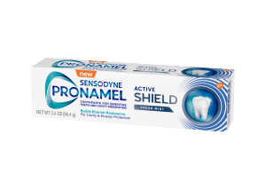 Box of Sensodyne Pronamel Active Shield Fresh Mint Toothpaste 