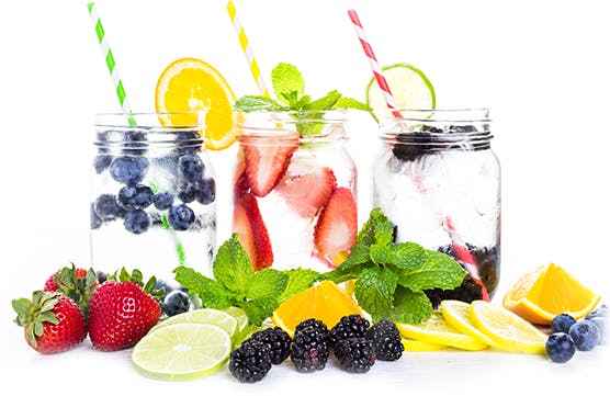 fruit infused waters