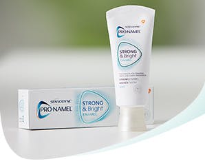 Pronamel Strong and Bright Toothpaste Callout