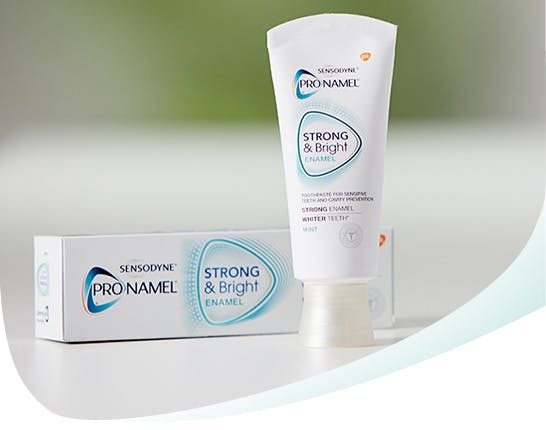 Pronamel Strong and Bright Toothpaste Callout