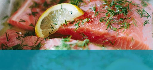 Smoked Salmon with Acidic Lemon