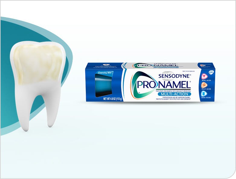 A Tooth and Pronamel Multi-Action Toothpaste