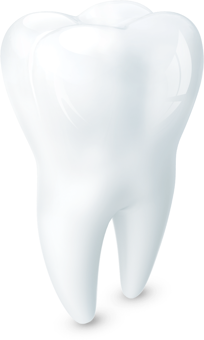 Une dent blanche et saine à côté d'une dent jaunie sous l'effet de l'usure par acide