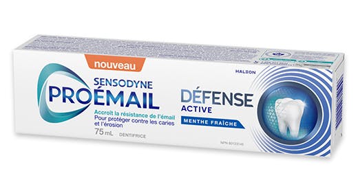 Boîte de dentifrice Proémail Défense active Menthe fraîche