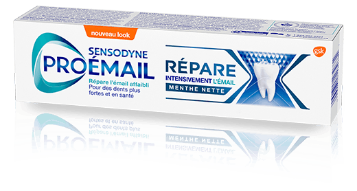 Boîte de dentifrice Répare intensivement l’émail Menthe nette