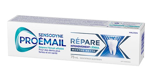 Boîte de dentifrice Répare intensivement l’émail Menthe nette