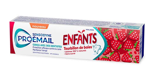 Boîte de dentifrice Pro-Émail Enfants Tourbillon de baies