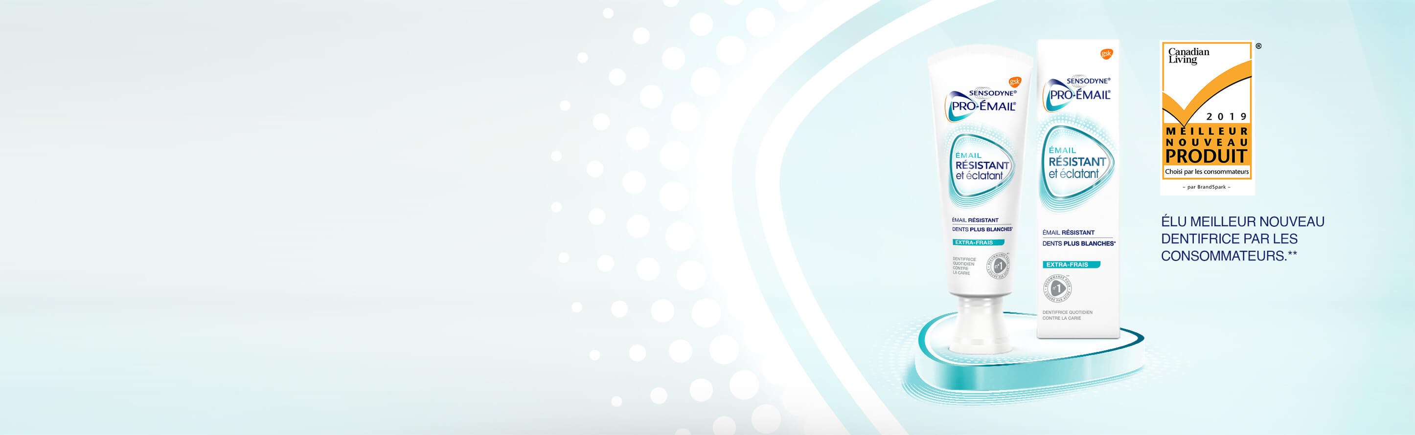 Deux boîtes de dentifrice Pro-Émail® Résistant et Éclatant Deux boîtes de dentifrice Pro-Émail® Résistant et Éclatant