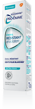 Boîte de dentifrice Pro-Émail® Résistant et Éclatant extra-frais