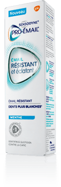 Boîte de dentifrice Pro-Émail® Résistant et Éclatant menthe